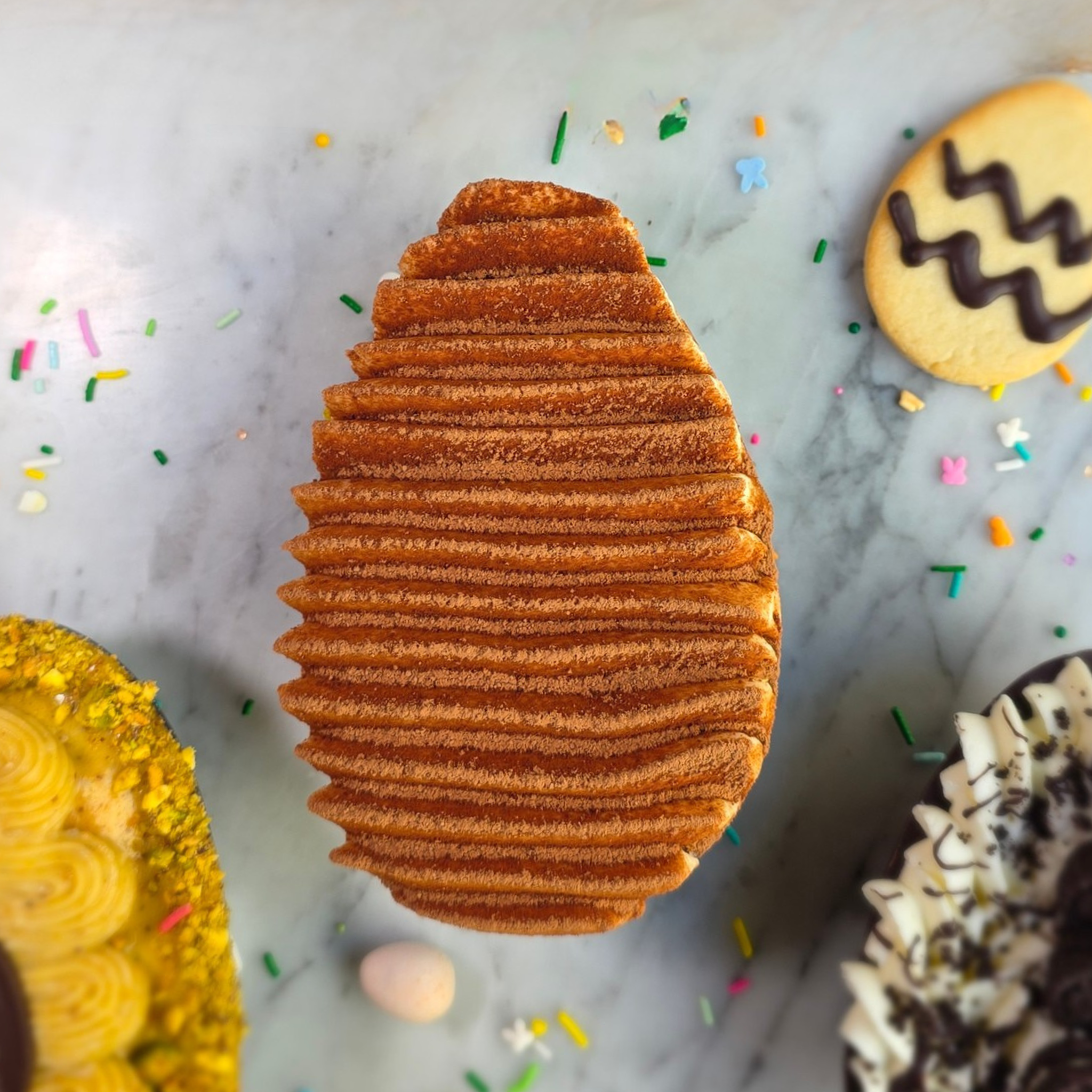 Huevo de Pascuas Relleno de Tiramisú